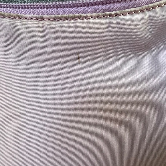 Prada Vintage Tessuto Logo Nylon Mini Bag in Pale Pink Lavender - Picture 16 of 16